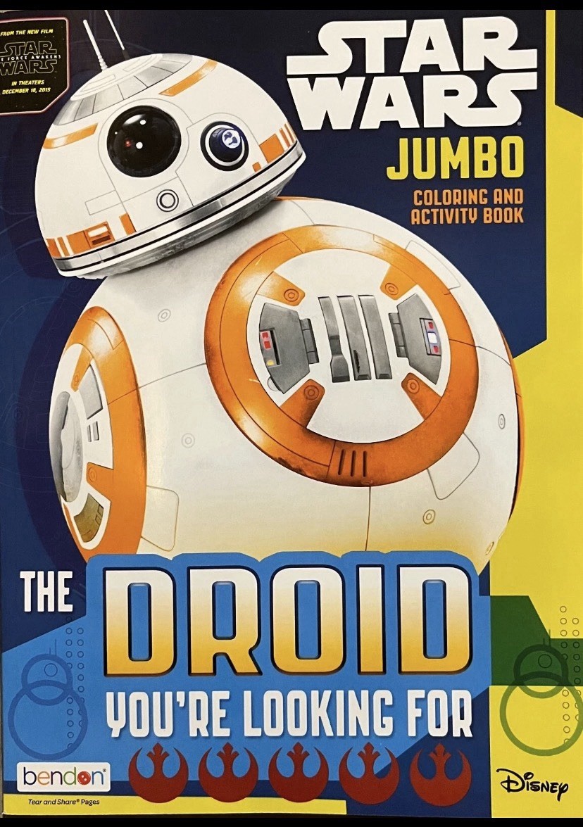 Star Wars jumbo Coloring and Activity Books, Jumbo Coloring Book, Star Wars