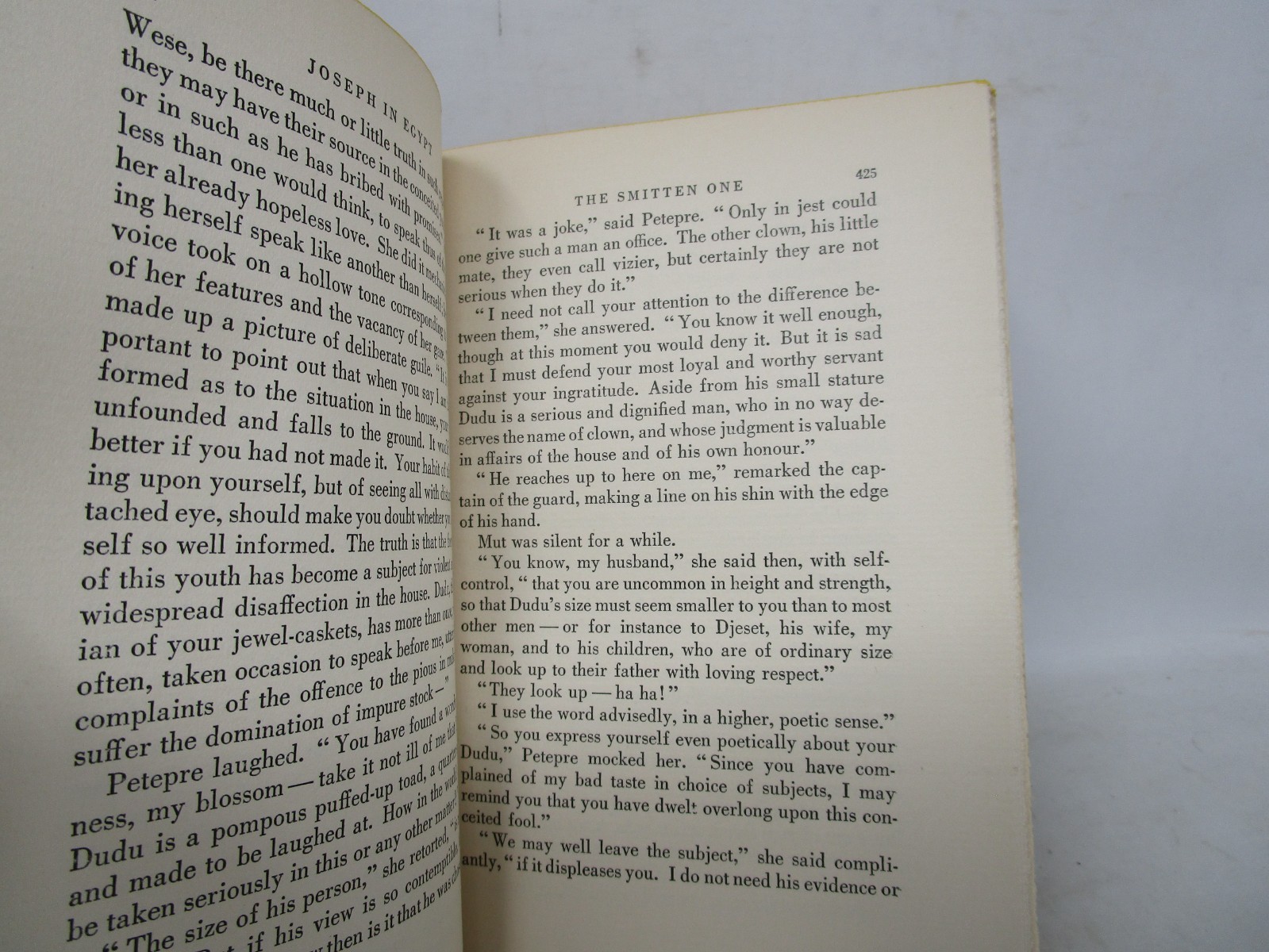 Joseph In Egypt by Thomas Mann 1938 Two Volumes