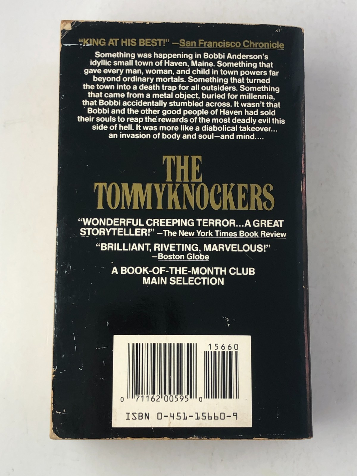The Tommyknockers Stephen King 1988 First Signet Printing 1988 Paperback Horror
