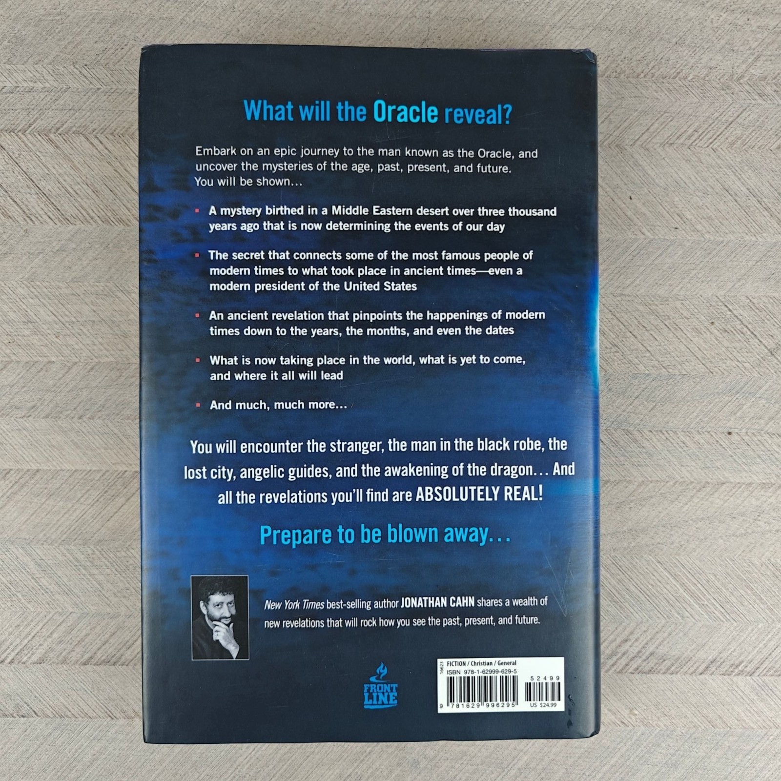 The Oracle By Jonathan Cahn Hardcover Book