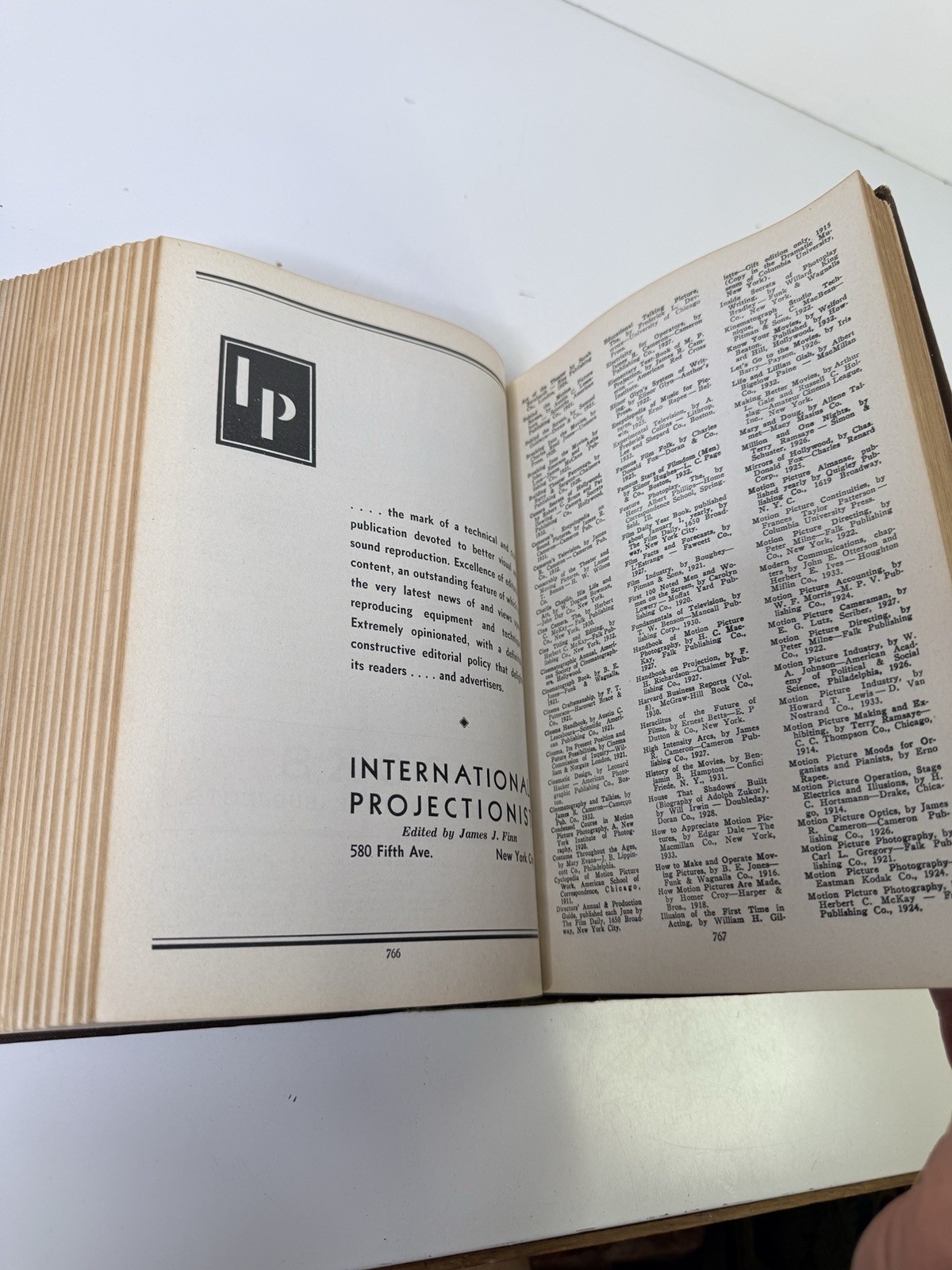 1936 Yearbook Of Motion Pictures 18th Edition The Film Daily Loose Binding AS-IS