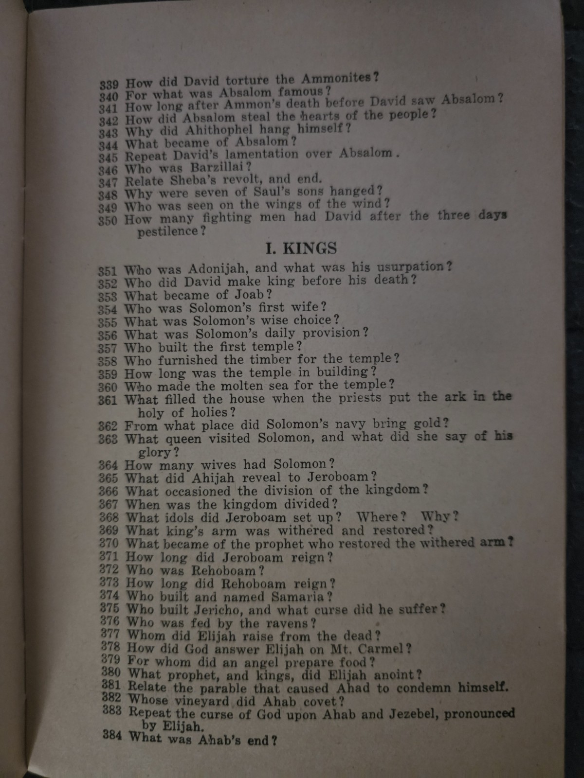 1200 Bible Questions