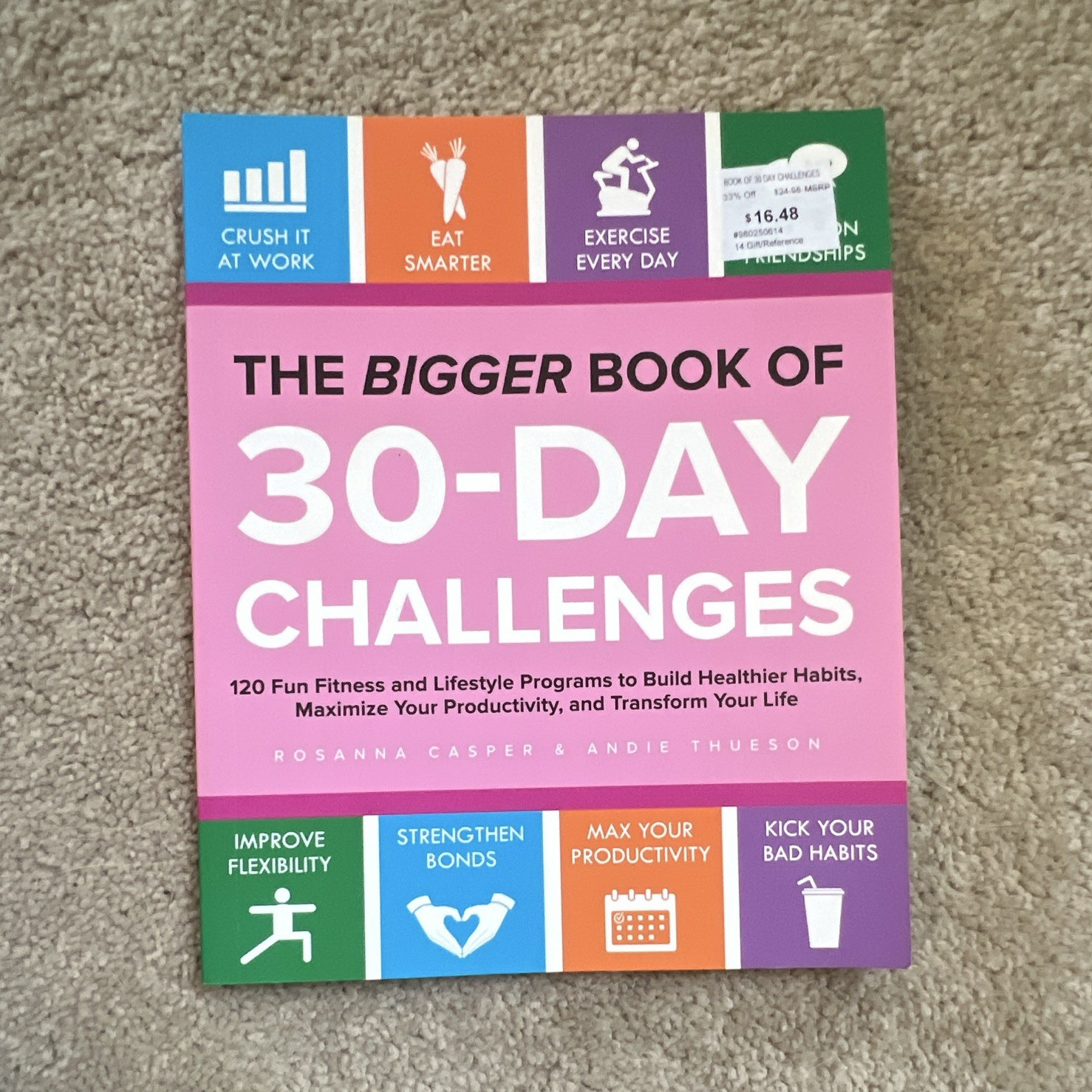 Ulysses Press The Bigger Book of 30-Day Challenges Casper & Thueson PB 2019