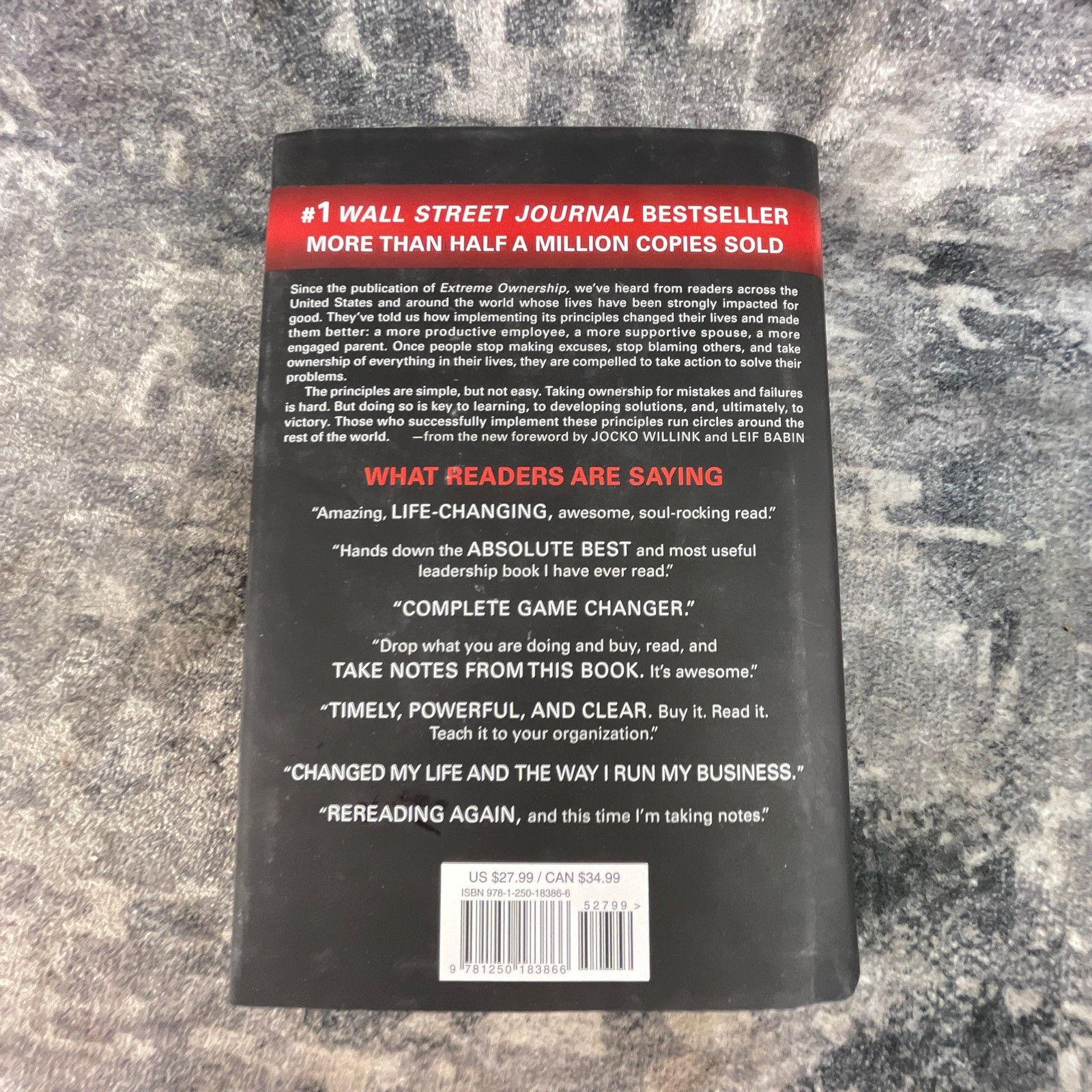 Extreme Ownership Jocko Willink Navy SEALs Leadership Management Business Book