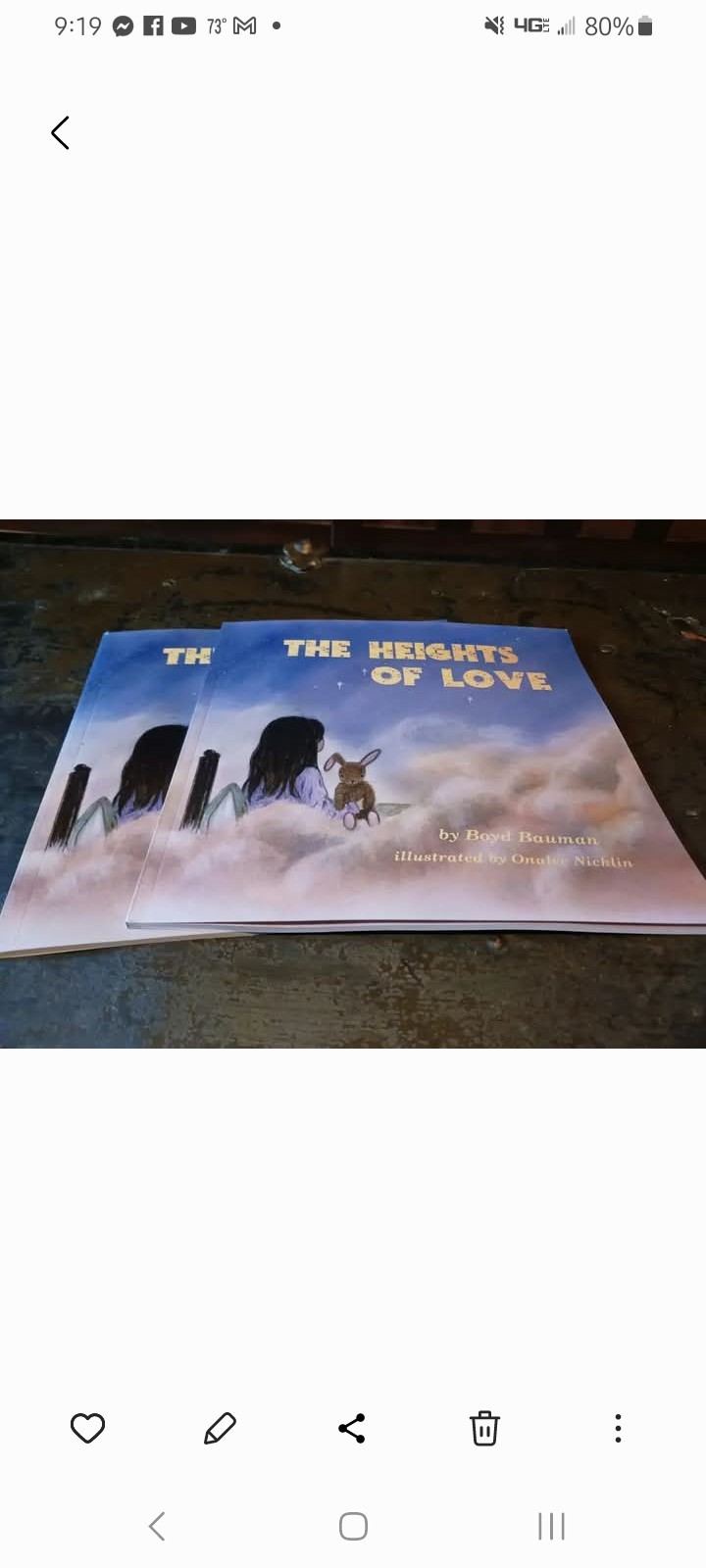 The Heights of Love by Boyd Bauman Paperback Book