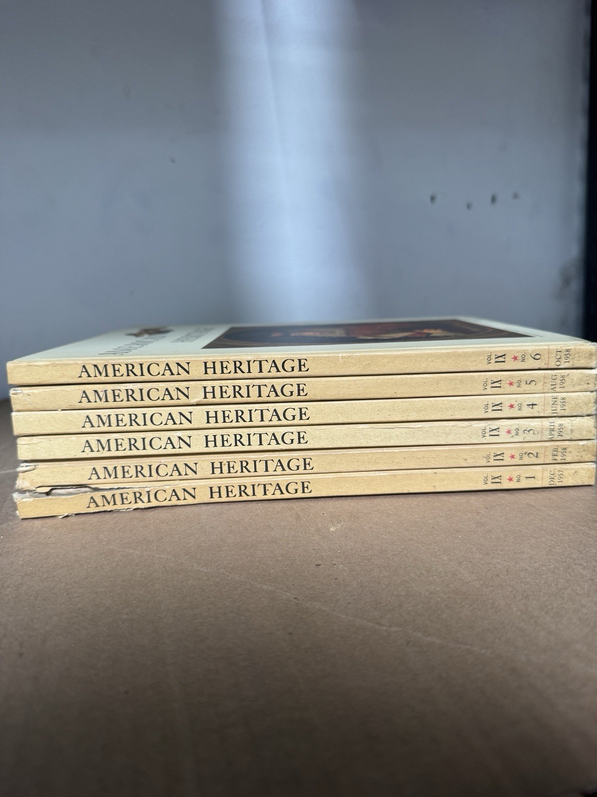 American Heritage Volume X, 1-6: Volume IX, 1-6: Vol XI, 1,2,4-6 Hardcover Sets