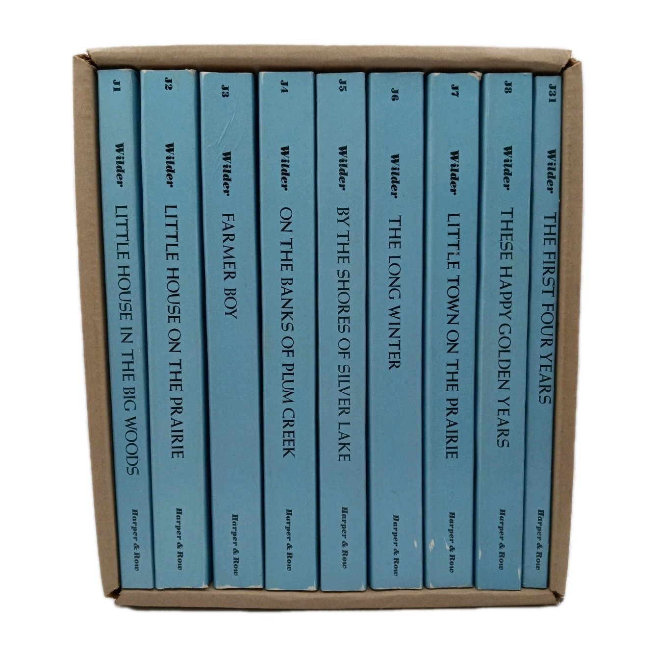 Laura Ingalls Wilder Little House Books Complete 9 Volume Box Set Harper Row