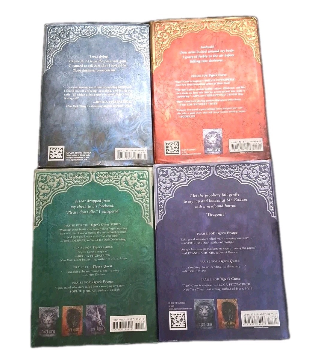 ​Tiger’s Curse Series Set of 4 Hardcover Books Colleen Houck 1st Editions EUC