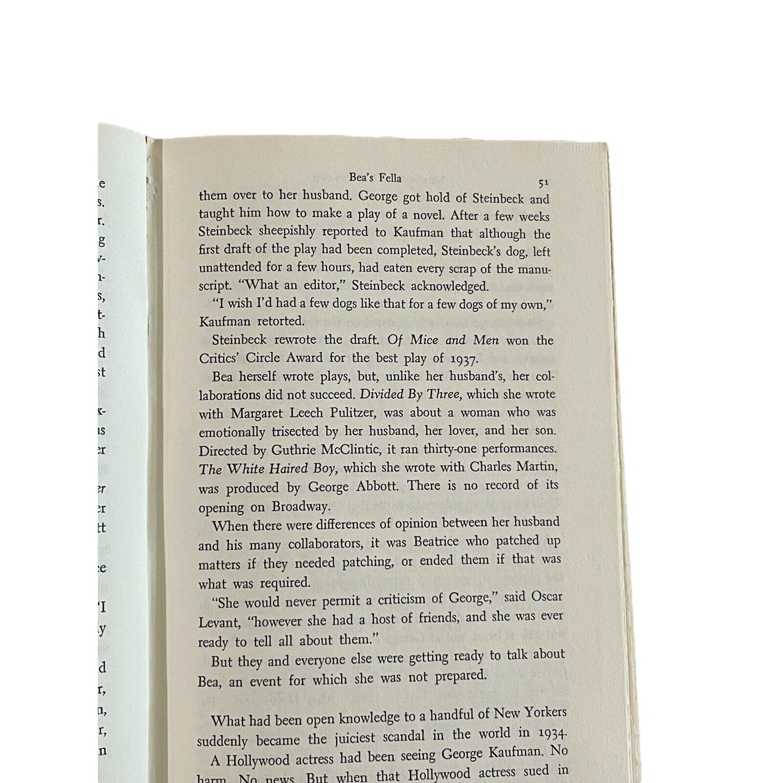 George S. Kaufman: An Intimate Portrait by Howard Teichmann HCDJ 1972 Book Club