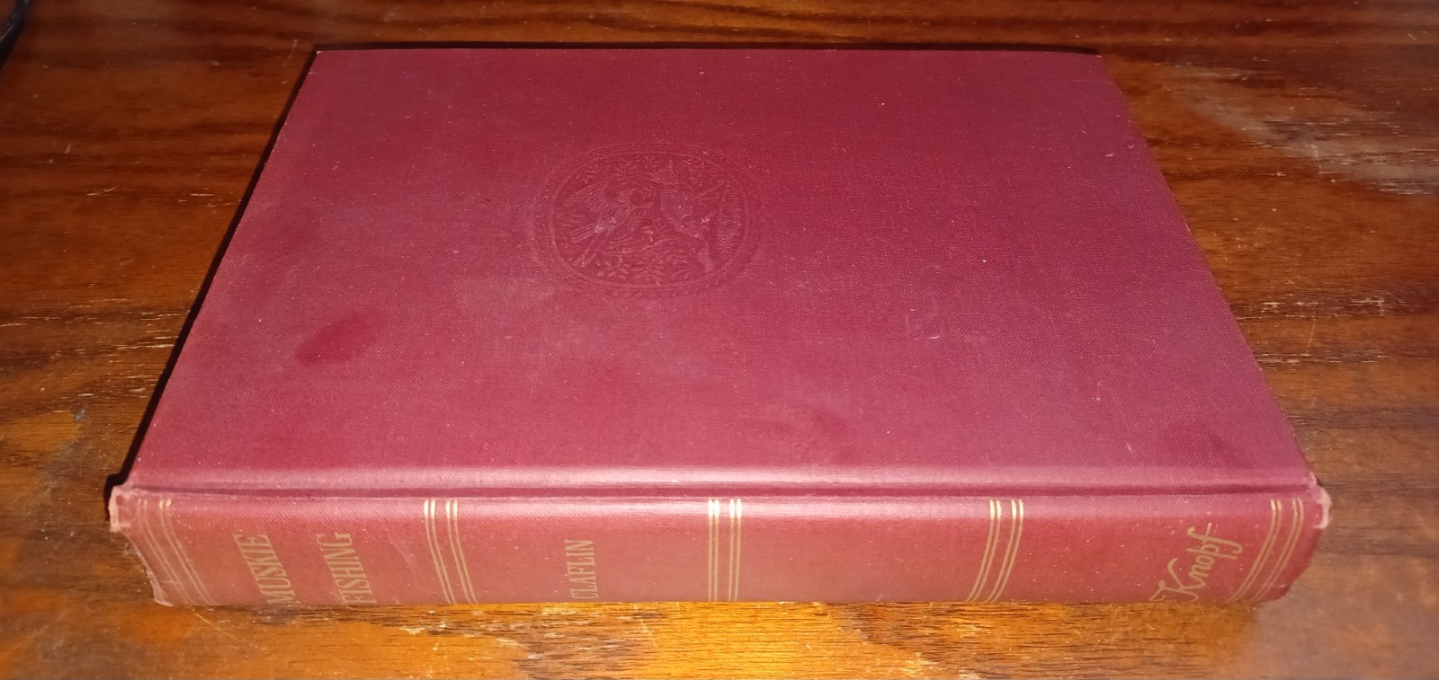 Bert Claflin / Muskie Fishing / 1948 1ST EDITION HB ILLUSTRATED