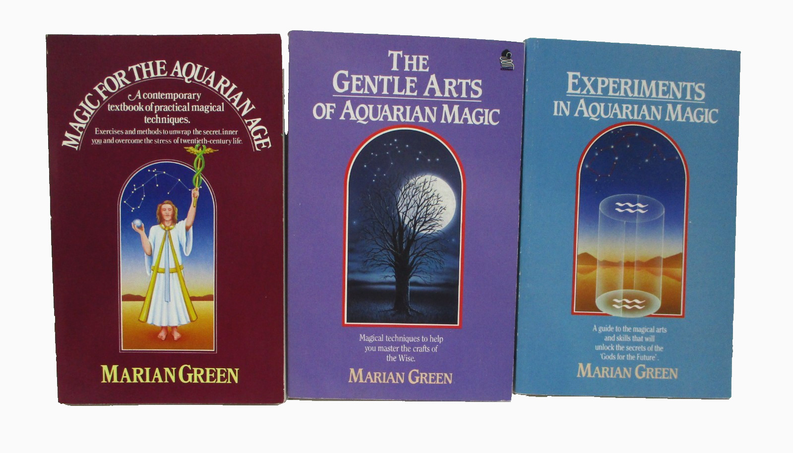 The Gentle Arts of Aquarian Magic, Experiments In, Magic For Age lot by Green
