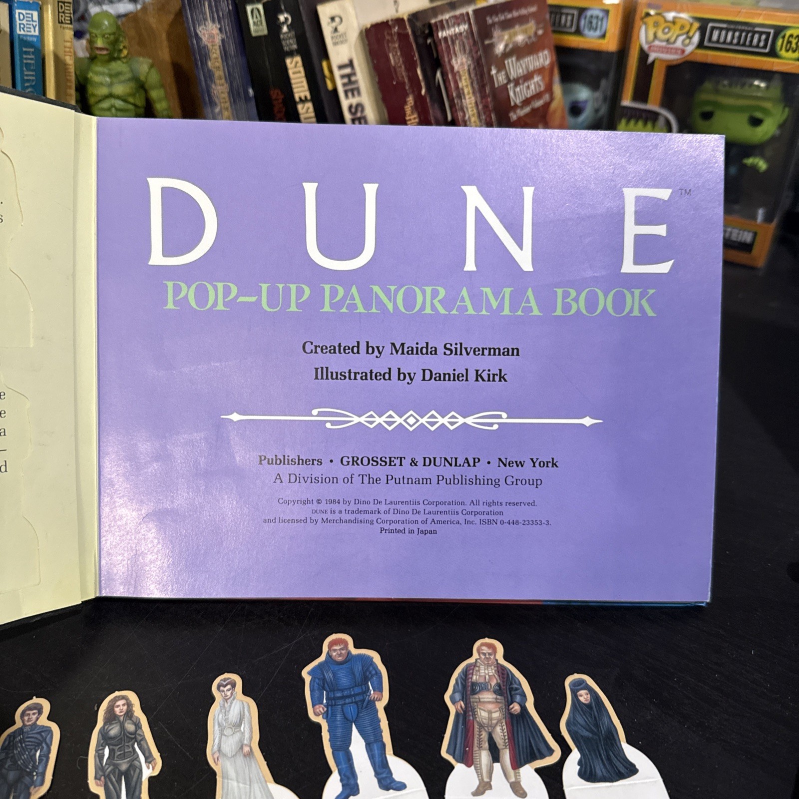 Dune Pop-Up Panorama Book 1984 Frank Herbert David Lynch Maida Silverman Kirk
