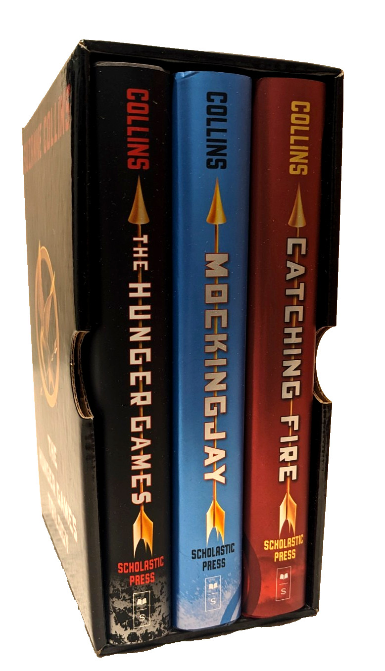 The Hunger Games Trilogy 1st Edition HC Boxed Set Suzanne Collins DJ Unread Mint