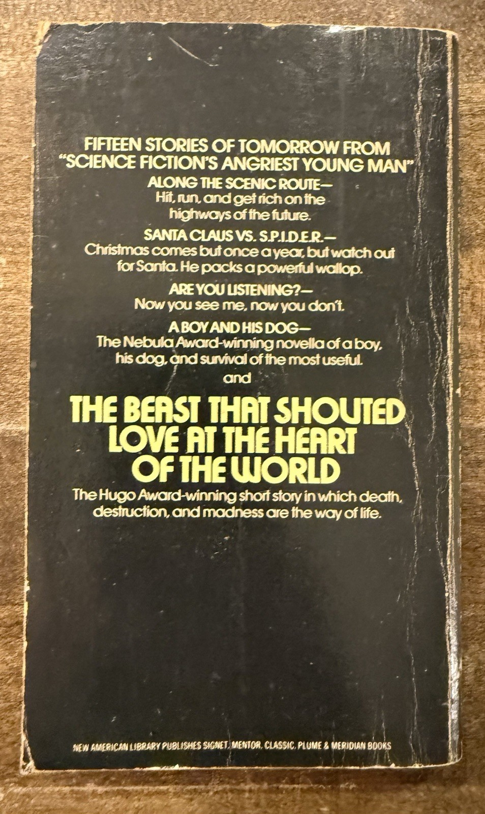 The Beast That Shouted Love at the Heart of World Harlan Ellison 1st Edition