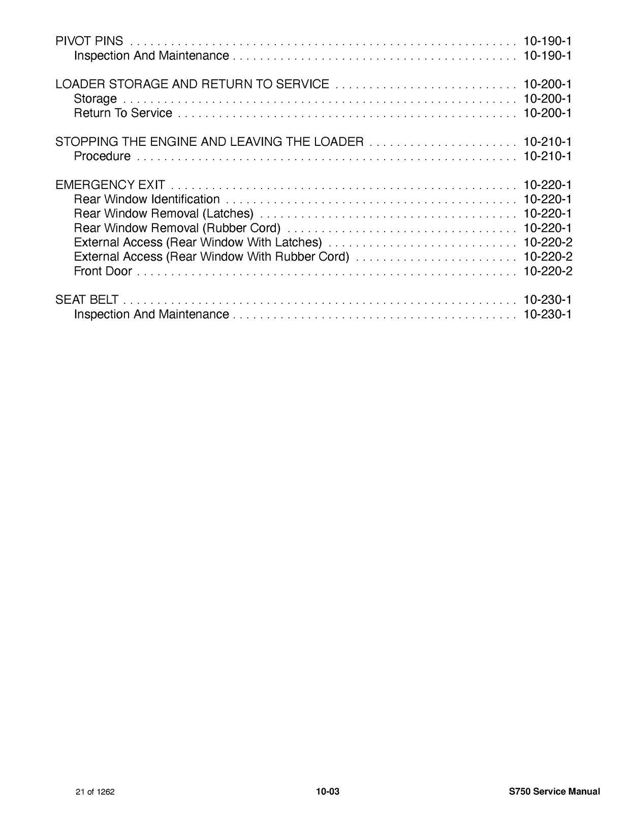 BOBCAT S750 SKID-STEER LOADER SERVICE MANUAL – WIRE BOUND – DURABLE COVERED