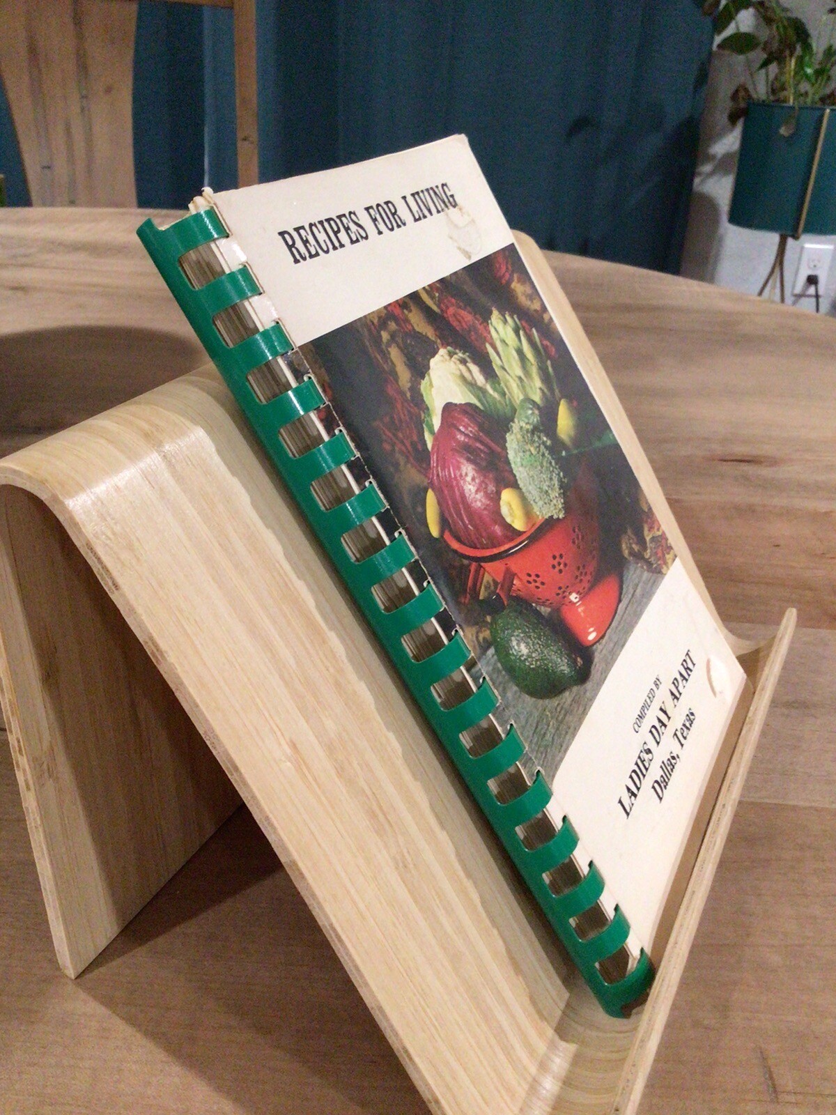 Recipes For Living 1977 COOKBOOK Ladies Day Apart Dallas Texas 164 Pages