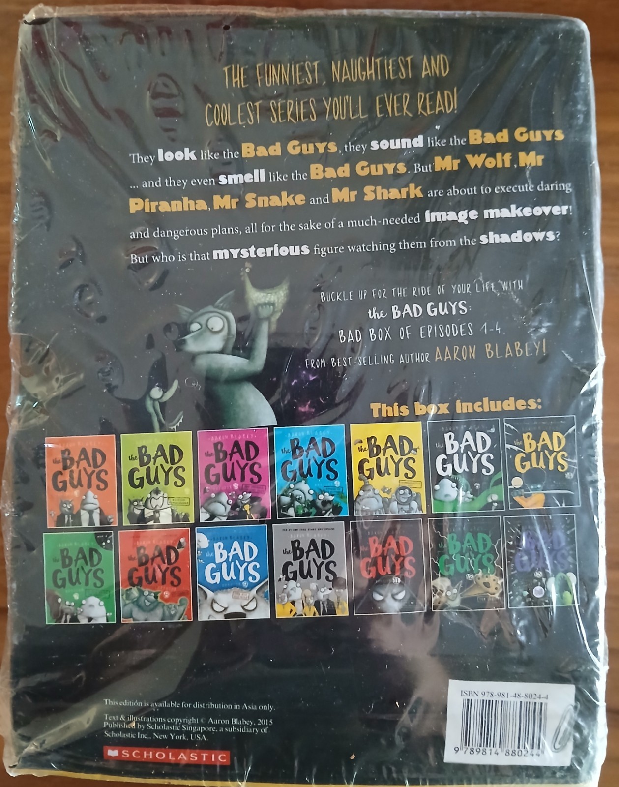Aaron Blabey The Bad Guys Bad Box-Books-1-14-NEW IN ORIGINAL SHIPPING BOX