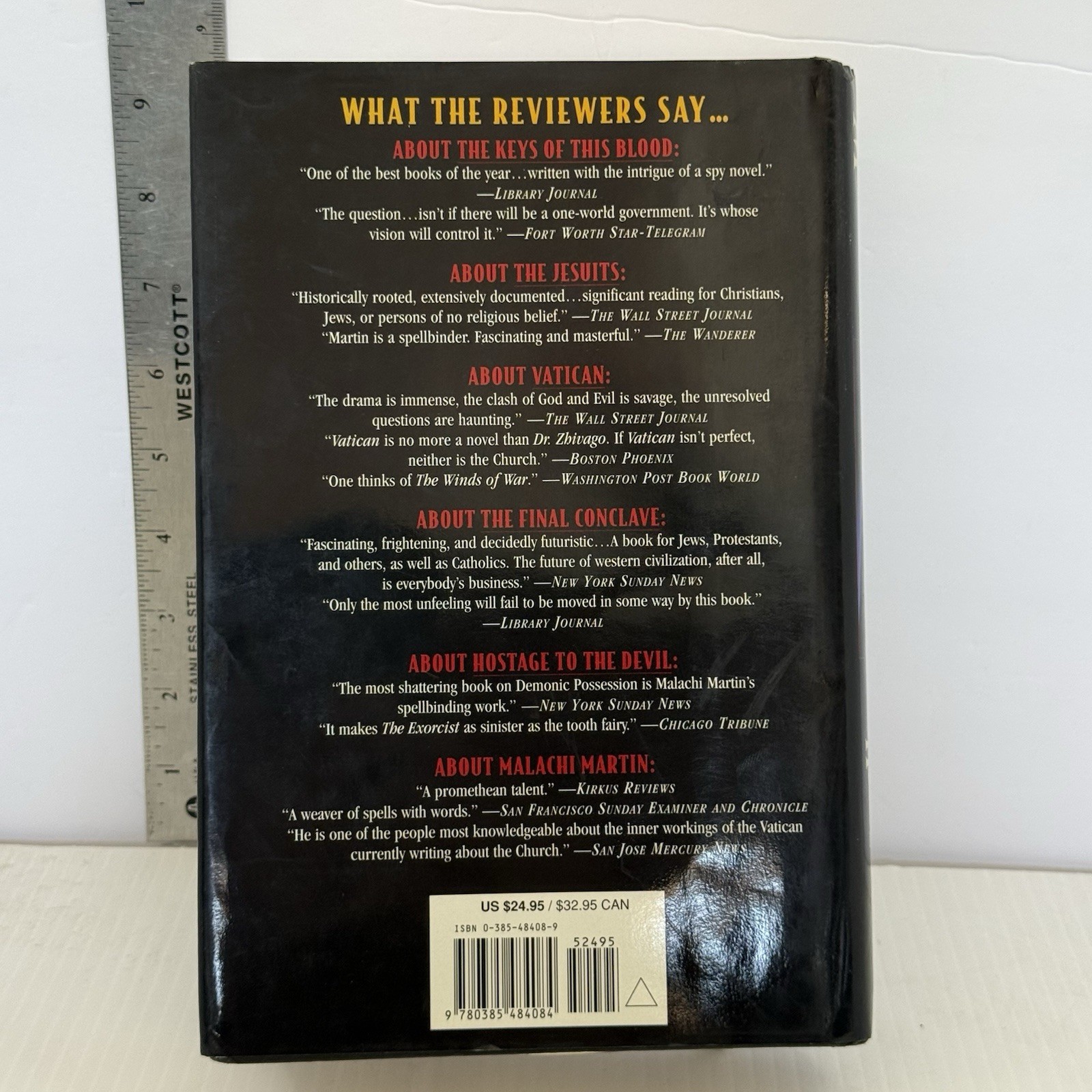 Windswept House by Malachi Martin (TRUE 1st Edition 1st Print) HCDJ NF