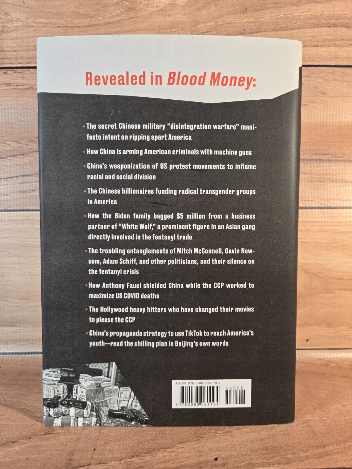 Blood Money Peter Schweizer 2024 First Edition Political Thriller HarperCollins