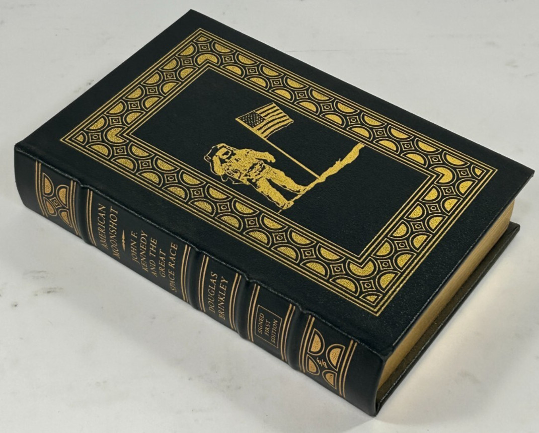 American Moonshot by Douglas Brinkley, Signed, Easton Press, 2019