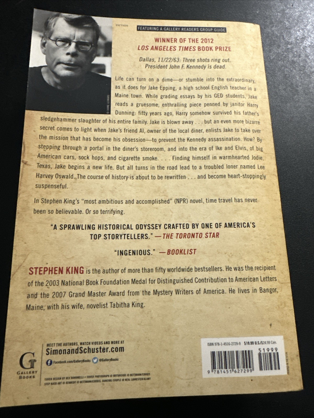 11/22/63 : A Novel by Stephen King (2012, Trade Paperback)