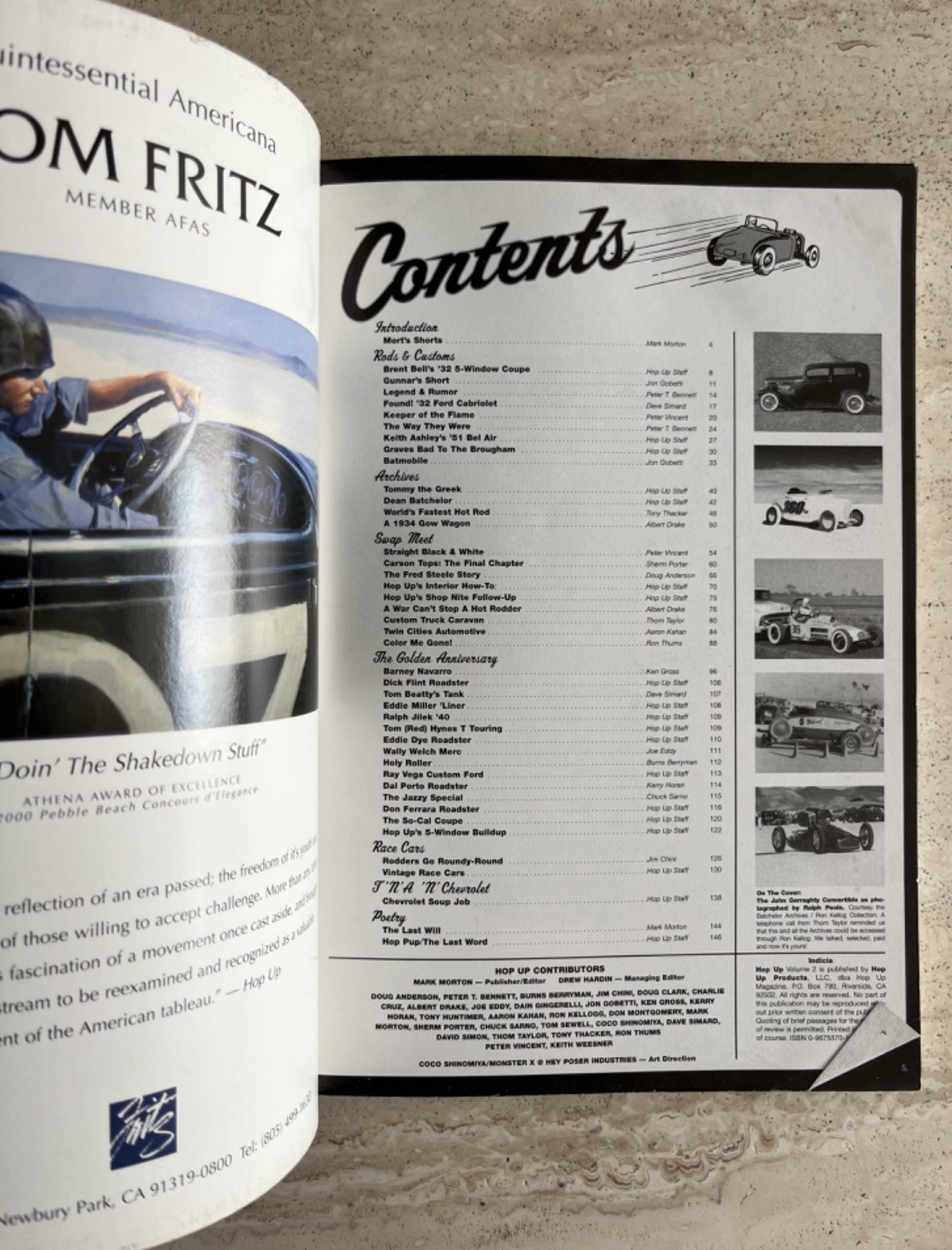Hop Up Issue Two 2001 The Golden Anniversary Custom Cars & Hot Rods 1941 Ford