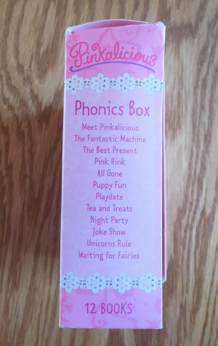 NEW I Can Read Phonics “Pinkalicious” 12-Book Box Set” Learn Short/Long Vowels