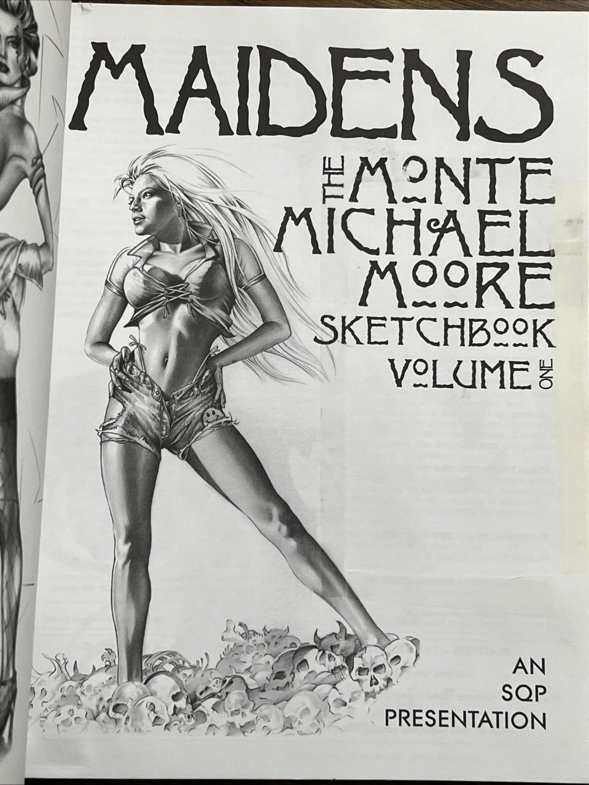 Maidens – The Art Of Monte Michael Moore, Sketchbook Volume One, 1999 Paperback
