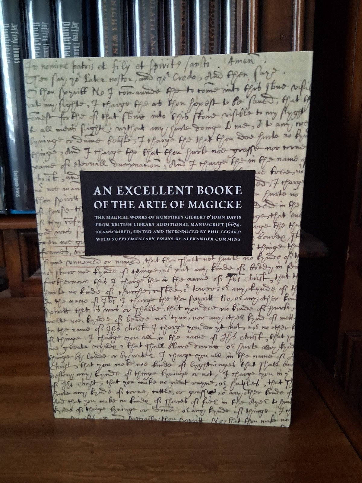 An Excellent Booke of the Arte of Magicke Scarlet Imprint New occult estoric
