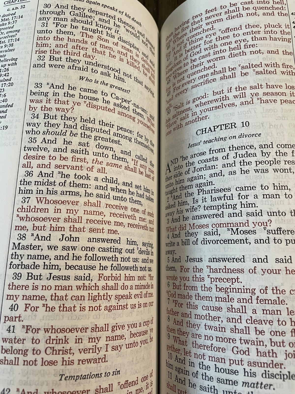 NELSON FAMILY REFERENCE BIBLE 158BG BURGUNDY GOLD EDGE PAGES RIBBON MARKER