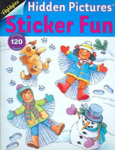 Hidden Pictures Sticker Fun #1 (Snow – Paperback, by Highlights – Acceptable