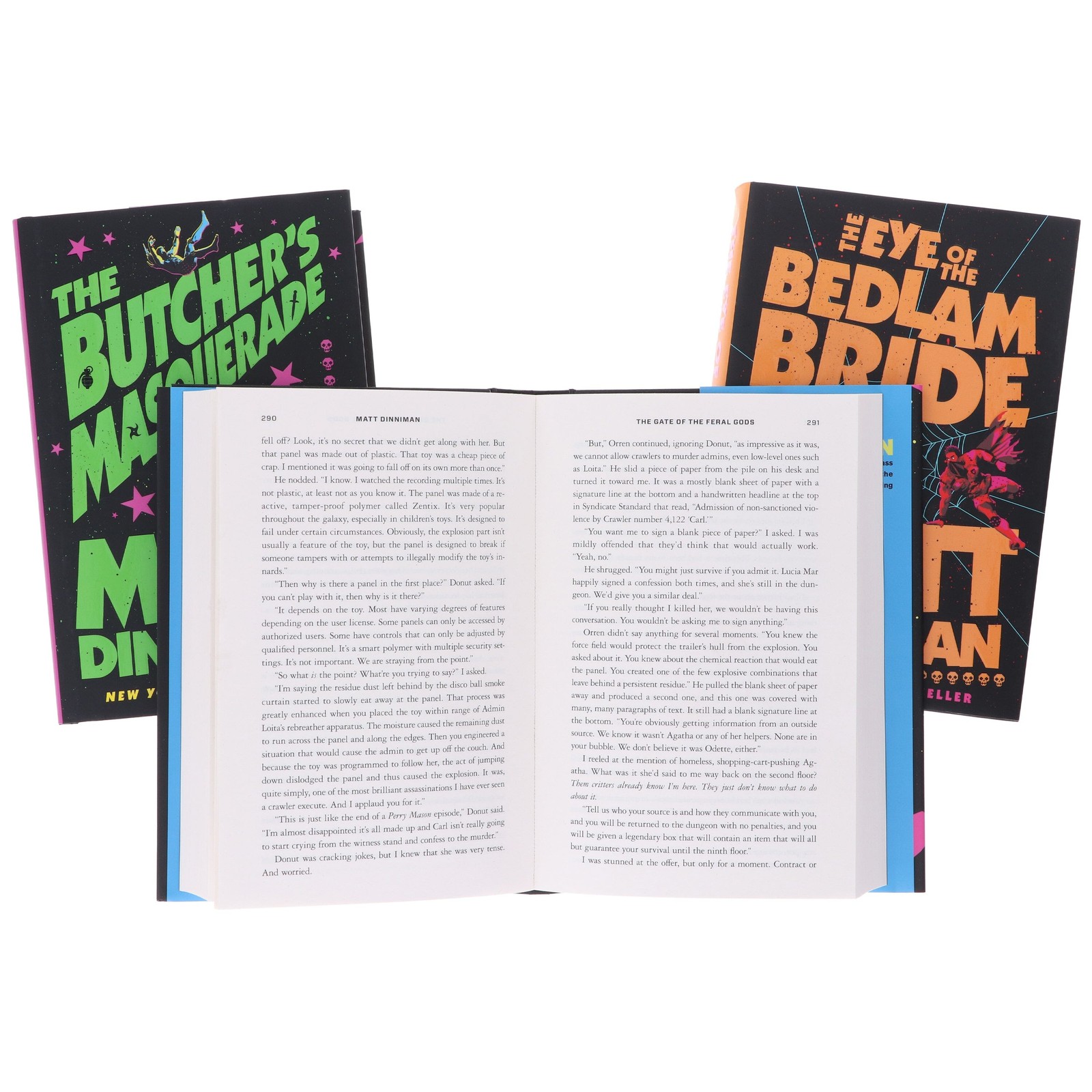 Dungeon Crawler Carl Series (Book 4-6) by Matt Dinniman 3 Books Set – HB
