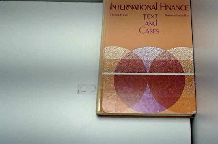 International Finance: Text and – Hardcover, by Feiger George – Acceptable j