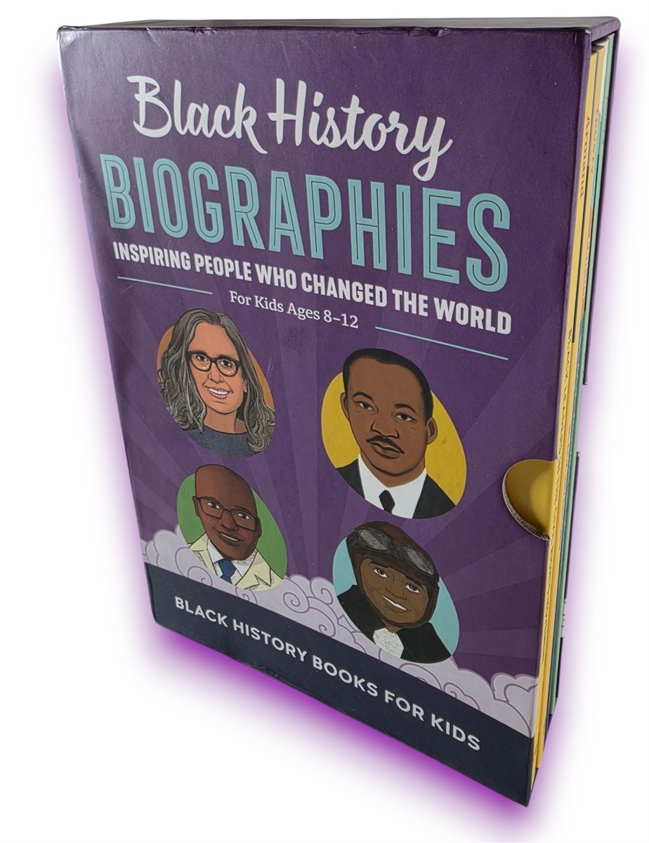 Black History Biographies 4 Book Box Set Inspiring People for Kids Ages 8-12