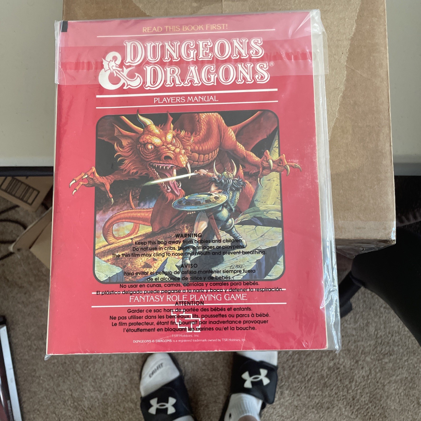 1983 D & D Red Set Players Manual and Dungeon Master’s Rulebook 1st printings
