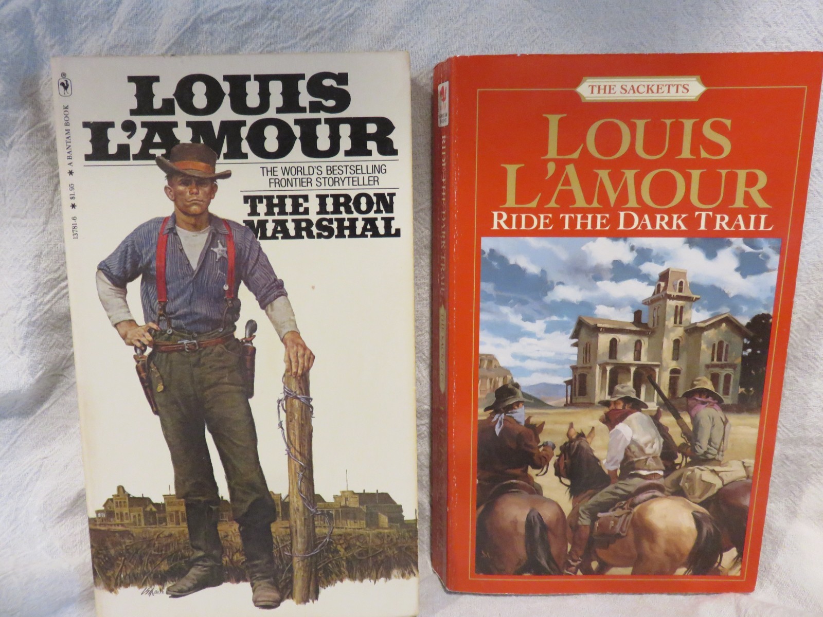 Lot of 16 Louis L’Amour Western Paperback Books Sackett & More