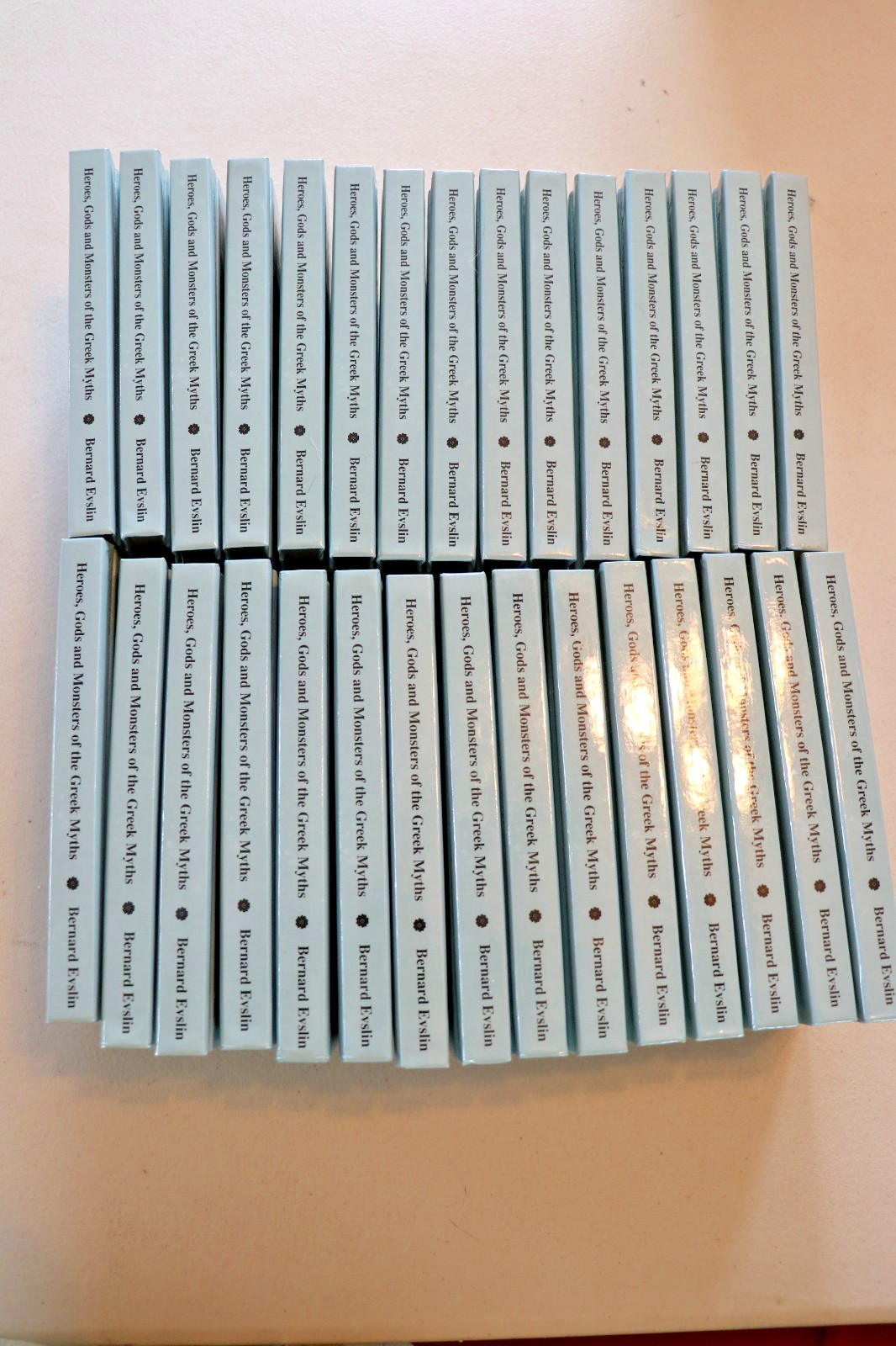 30 Book Class Set Heroes Gods Monsters Greek Myths Bernard Evslin Hardcover VG