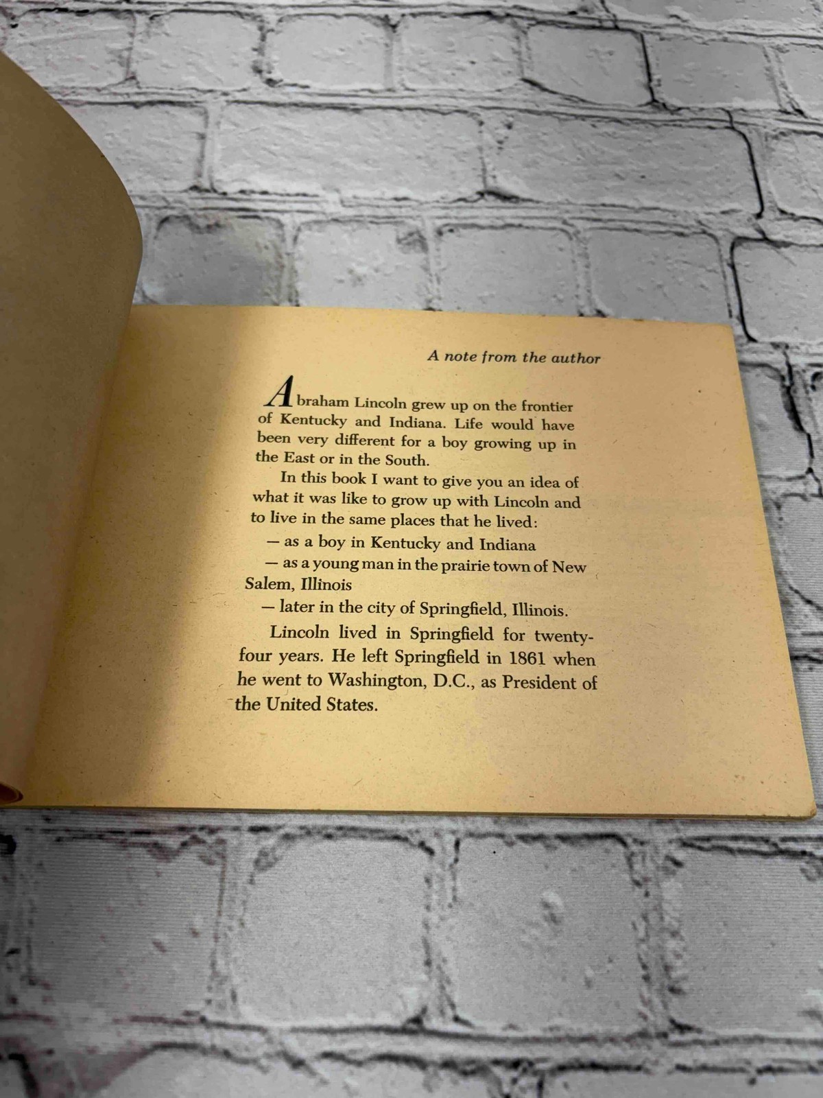 …If you Grew Up With Abraham Lincoln by Ann McGovern [ · · 1972]