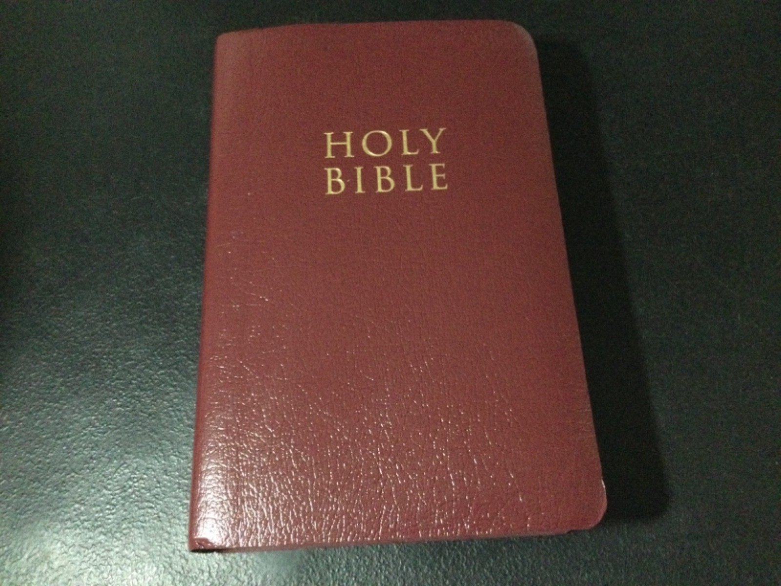 Holy Bible Red Leather-Look 2002 Softcover (Brand New) KJV Zondervan