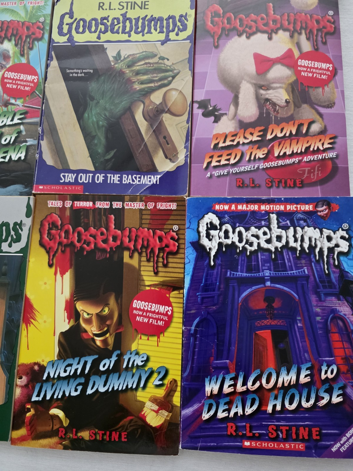 Goosebumps Books Lot of 16 Books R.L. Stine 1990s – 2000s Mixed Lot
