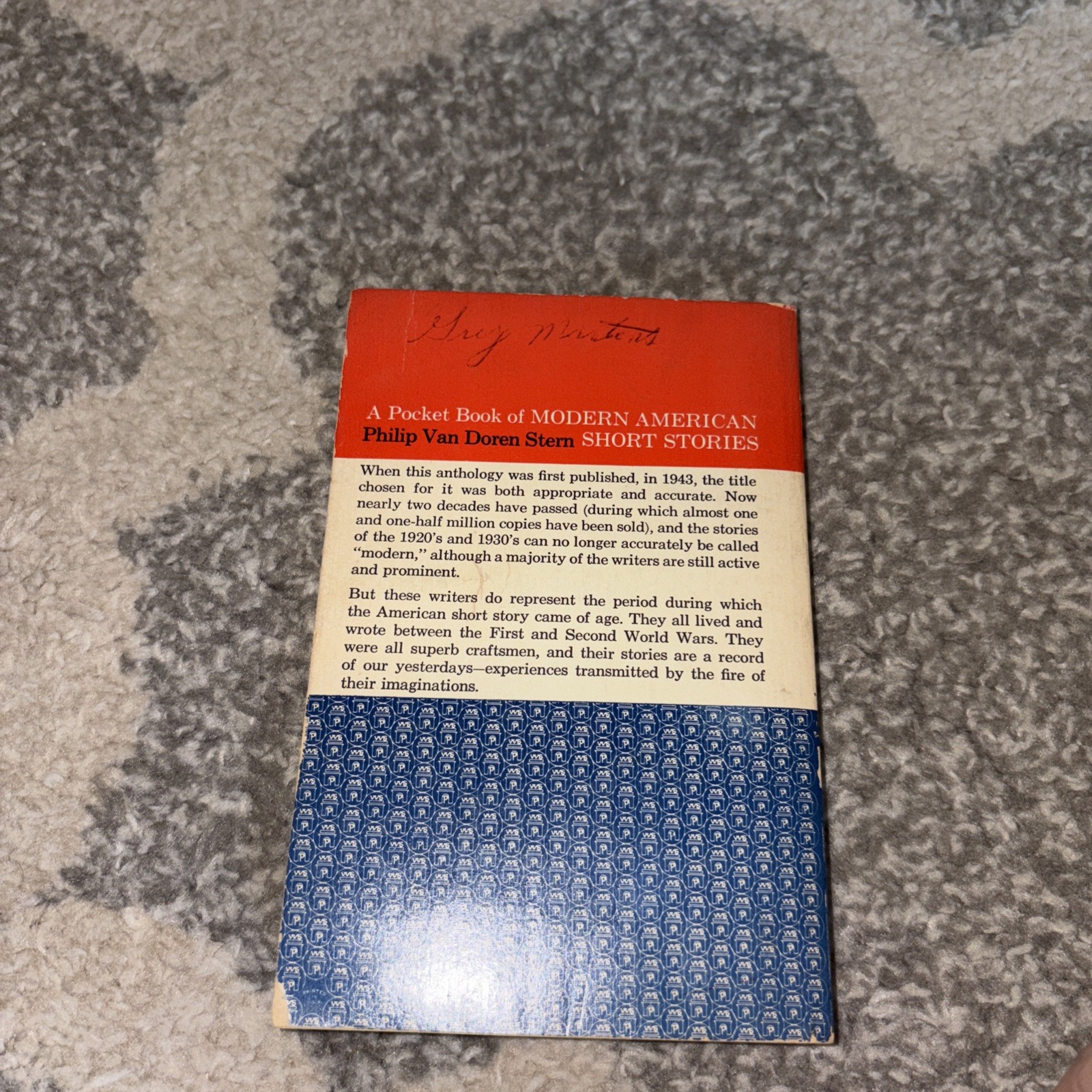 1966 Washington Square Press Paperback Modern American Short Stories
