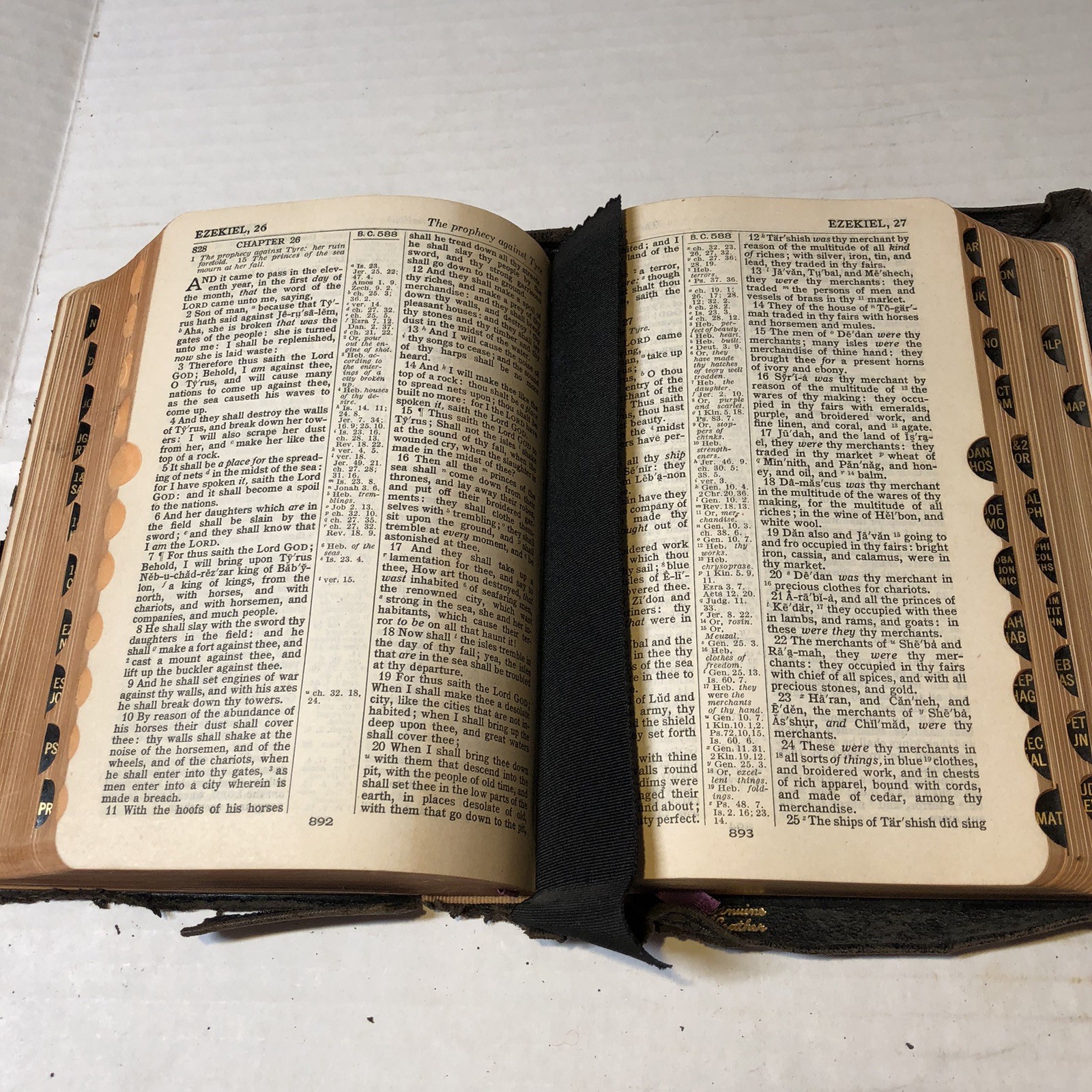 Vtg King James Version Holy Bible Red Letter Edition National Bible Press CRI