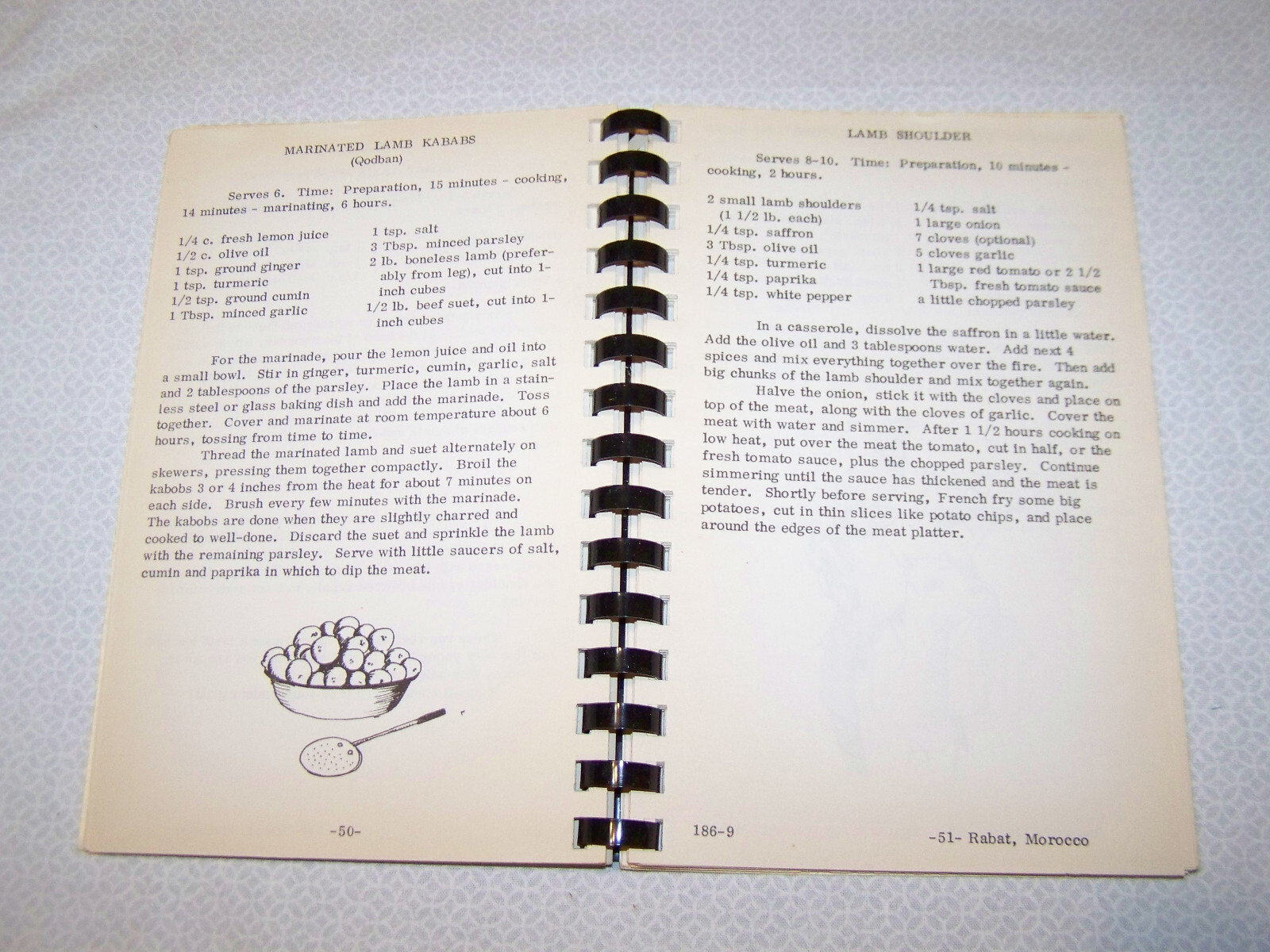 Cooking In Morocco by American Women’s Association of Rabat 1979