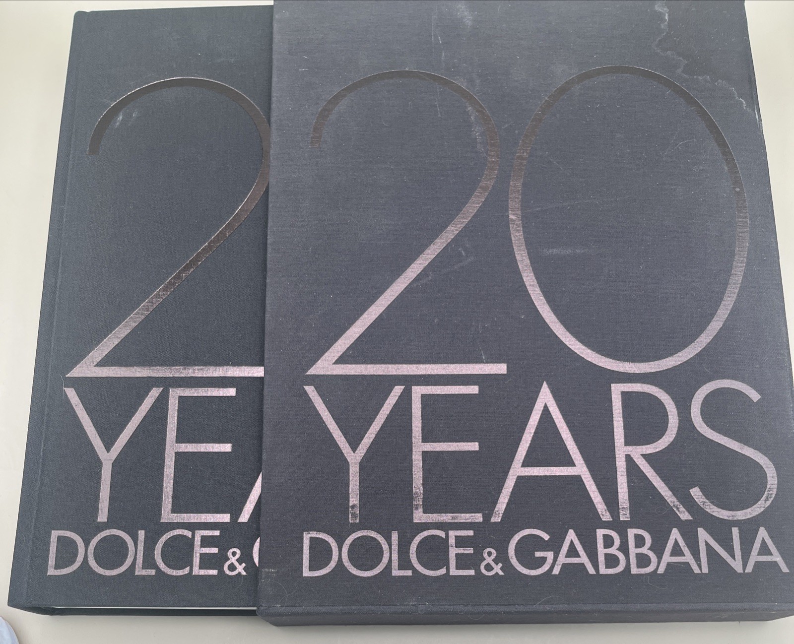 Dolce Gabbana 20 Years Photo Book Fashion Collectible Used