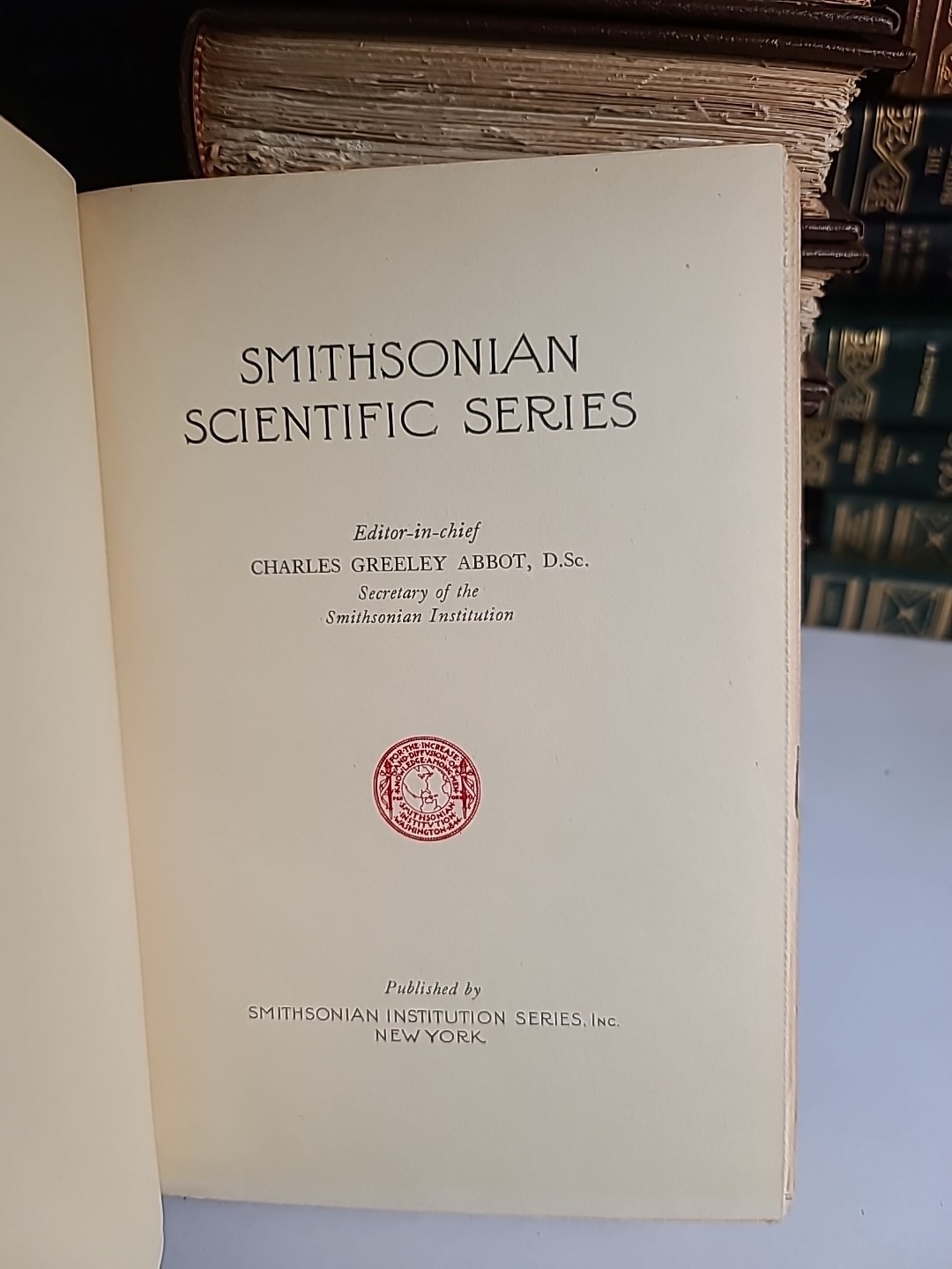 Smithsonian Scientific Series Set of 10 Hardcover Illustrated Volumes – Ornate B