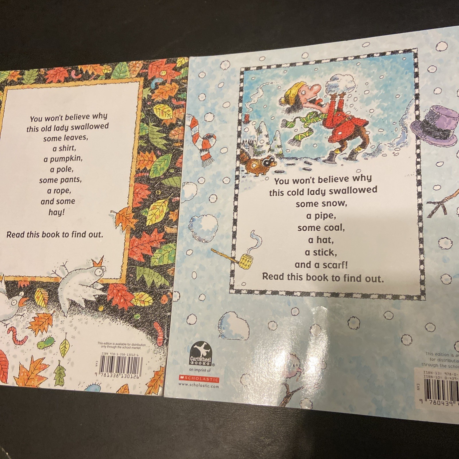 There Was An Old Lady Series Books by Lucille Colandro Lot Of 7 PBs & BB