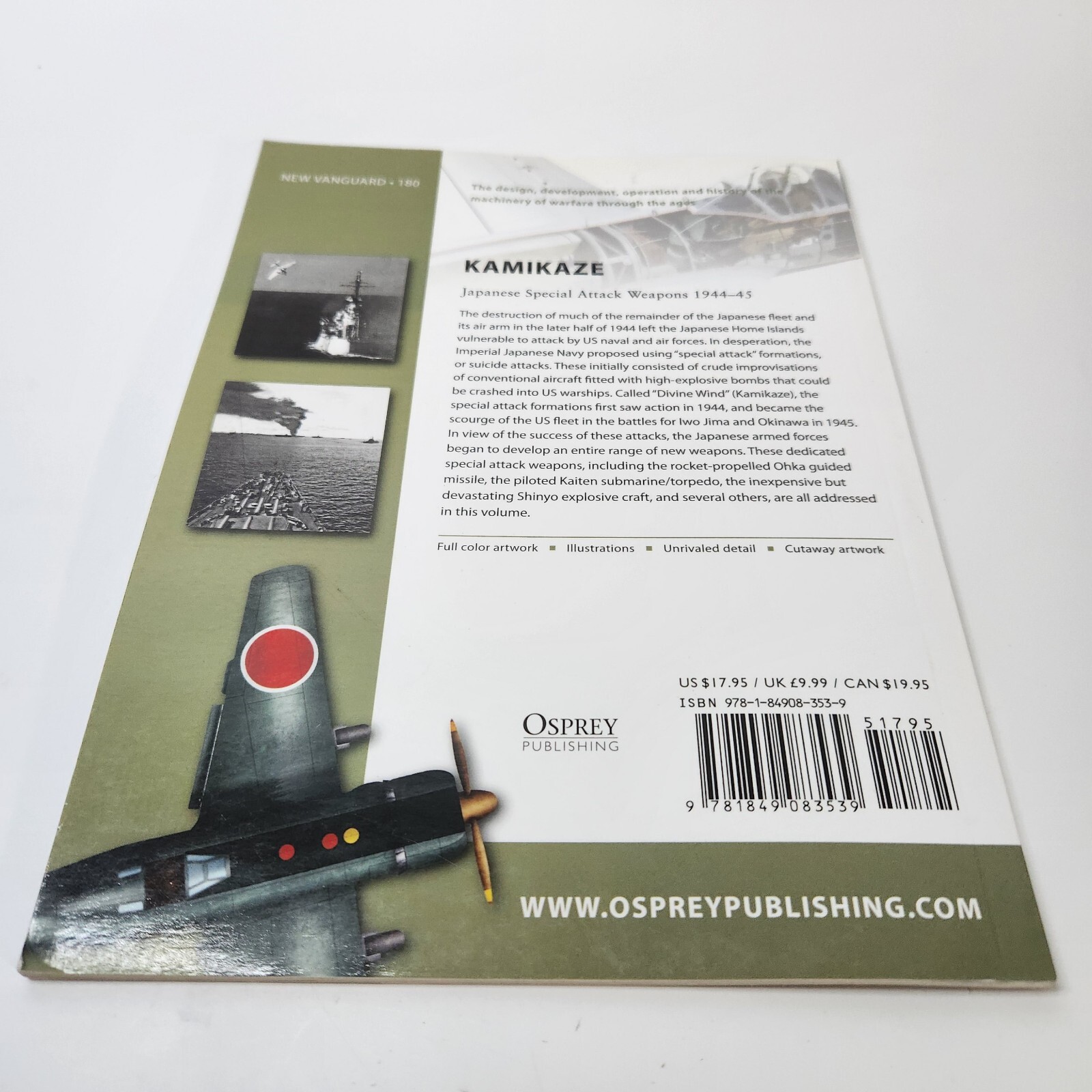 New Vanguard Ser: Kamikaze Japanese Special Attack Weapons 1944-45 Steven Zaloga