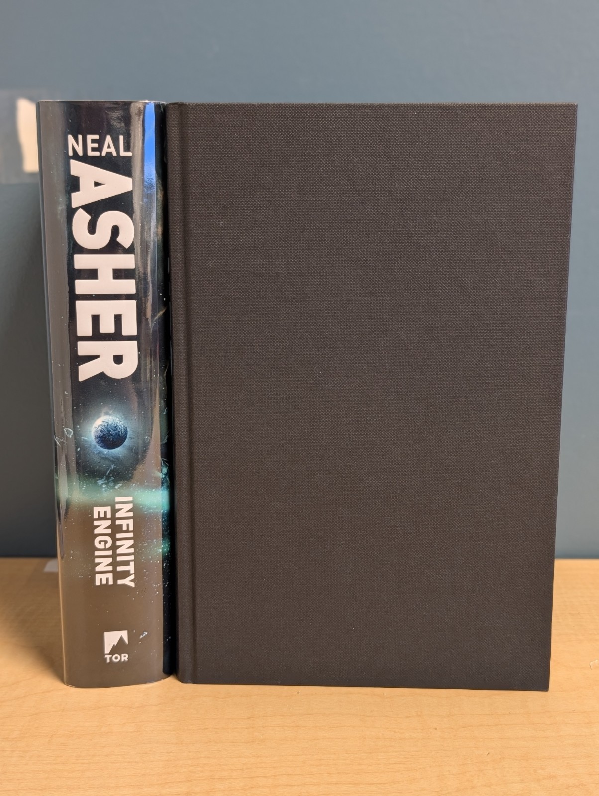 🚀 Neal Asher INFINITY ENGINE Signed First Edition Tor Hardcover UK 1st/1st