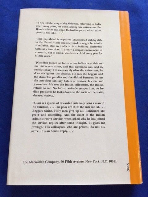 AN AREA OF DARKNESS – FIRST AMERICAN EDITION BY V.S. NAIPAUL