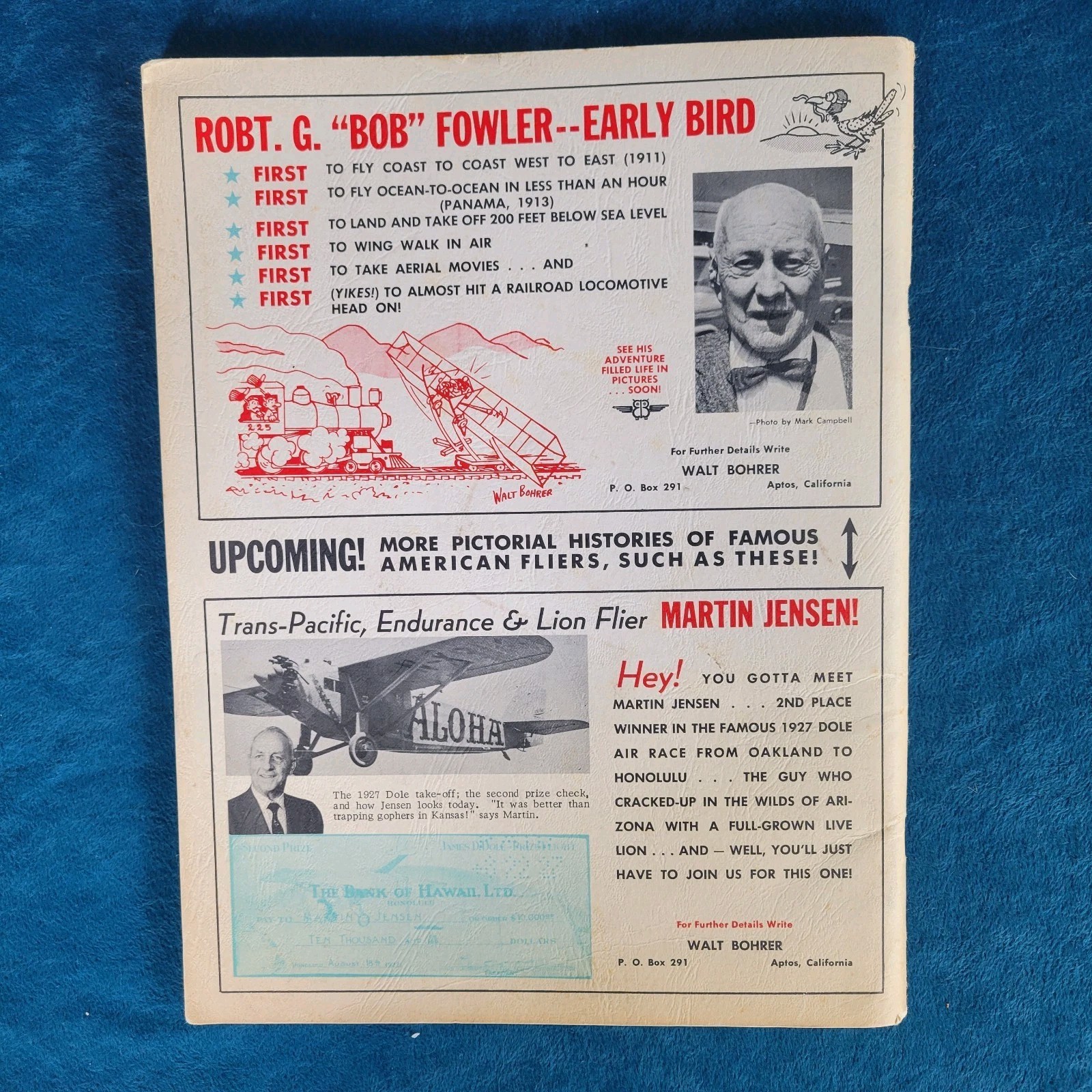 TEX RANKIN – A PICTORIAL HISTORY ; PUBLISHED 1966 ; 68 PAGES